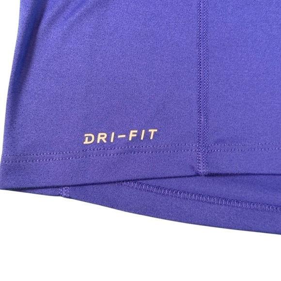 Nike DRI-FIT Miler T-Shirt Men S Blue Purple Running Reflective Crew Neck 872021 - Picture 3 of 11